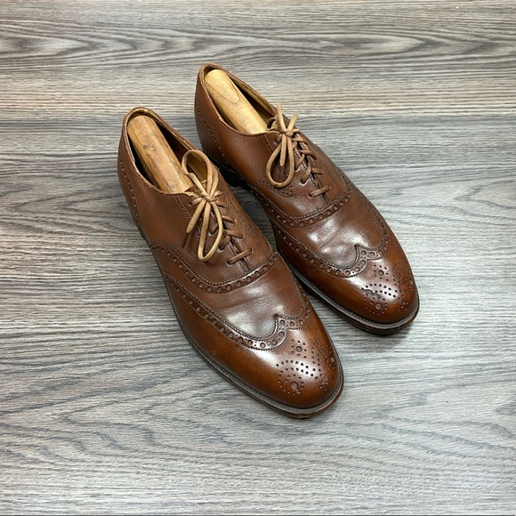 Peal \u0026 Co. Shoes | Peal \u0026 Co. Edward Green Tan Walnut Wingtip Oxfords 9.5 D | Color: Brown/Tan | Size: 9.5 | Abenne37's Closet